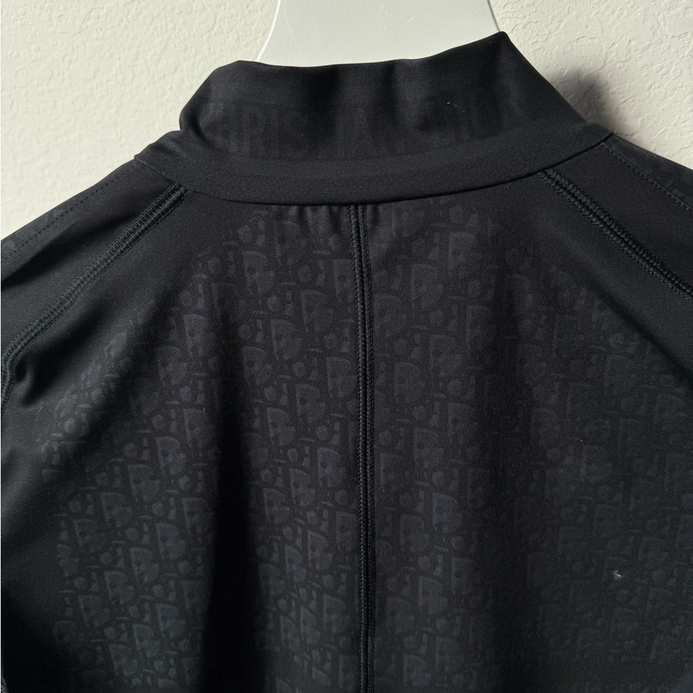 Dior black Oblique half zip top size large - Picture 7 of 7